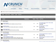 Tablet Screenshot of forum.ncrunch.net